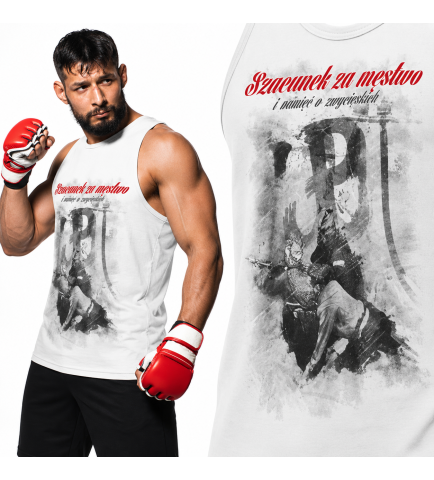 tank-top  patriotyczny SZACUNEK ZA MĘSTWO